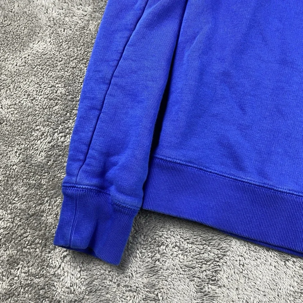 Nike Crewneck Sweatshirt Peach-Pink Lettering Logo Womens Small Blue